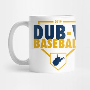 Dub V Baseball (White Background) Mug